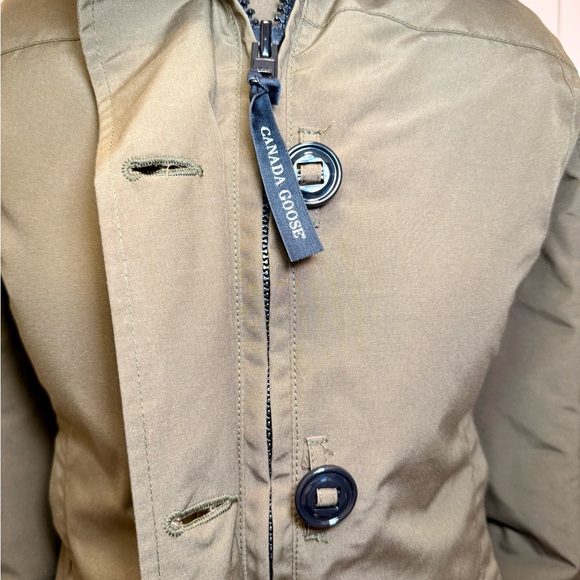 Canada Goose Olive Parka with Real Fur Trim - Picture 7 of 7